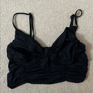 Garage Black Crop Top